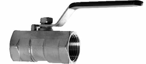 VALVE BALL SUS304 REDUCED BORE, 1/2" BSPT #KR265015