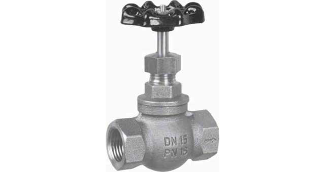 GLOBE VALVE DIN BRONZE SCREWED, #250 3"