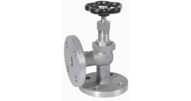 ANGLE VALVE DIN BRONZE FLANGED, PN10/16 #276 32MM