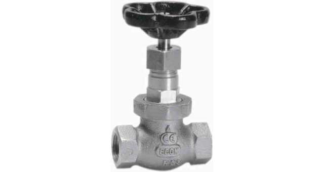 GLOBE VALVE DIN BRONZE SCREWED, #1275 2-1/2"