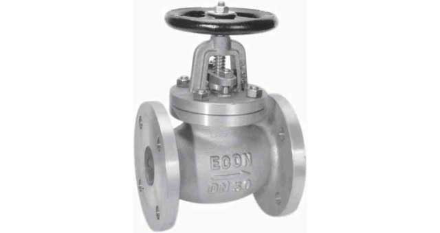 GLOBE VALVE DIN BRONZE FLANGED, PN10/16 HEAVY TYPE #1270 250MM