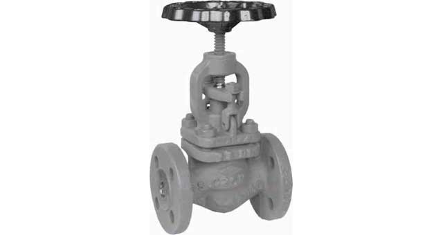 GLOBE VALVE DIN CAST STEEL 398, FLANGED PN16 STRAIGHT DN 65