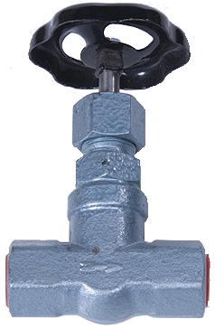 GLOBE VALVE DIN STEEL AA250, BSP FEMALE THREAD PN640 1"