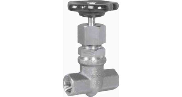 GLOBE VALVE DIN S.STEEL 358, FEMALE THREAD PN200 1-1/4"