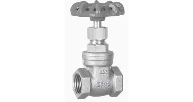 GATE VALVE DIN BRONZE SCREWED, 12BAR #290A 3/8"
