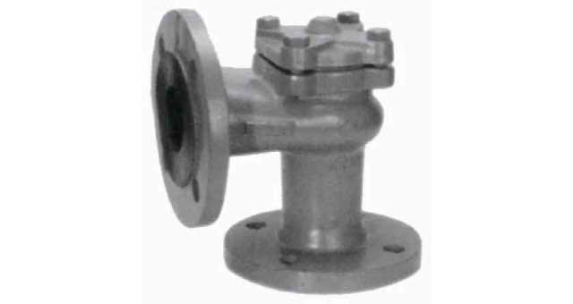 CHECK VALVE DIN C/IRON FLANGED, LIFT PN16 ANGLE #78 DN 100
