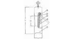 VALVE CHECK CARBON STEEL DIN, WAFER LONG PN16 #4012 125MM