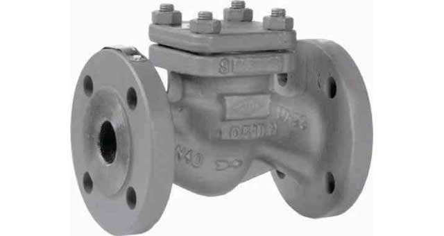 CHECK VALVE DIN CAST STEEL, FLANGED LIFT PN40 #95 DN 400