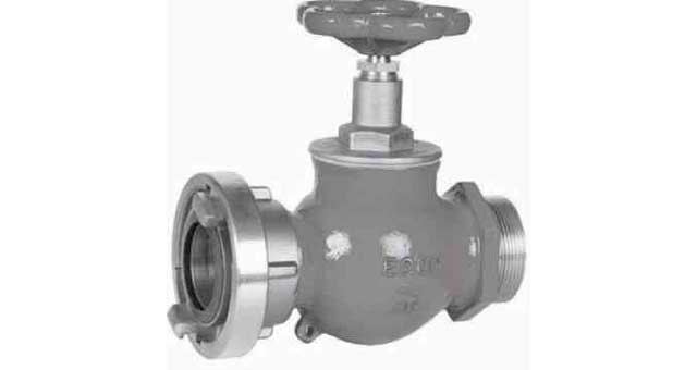 FIRE/DECKWASH VALVE DIN W/MALE, THREAD COPPER ALLOY #901 1-1/2"