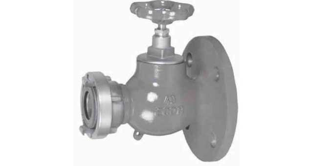 FIRE/DECKWASH VALVE DIN COPPER, ALLOY FLANGED PN16 #908 32MM