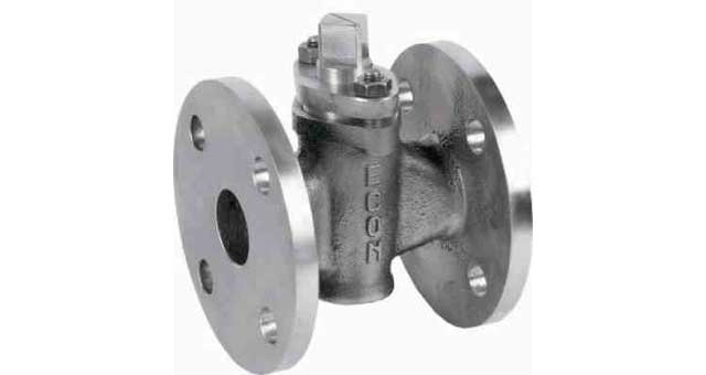 PLUG VALVE DIN BRONZE FLANGED, PN10 2-WAY #14 DN 65