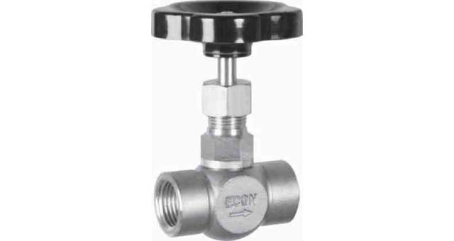 NEEDLE VALVE DIN BRASS SCREWED, #718 3/4"