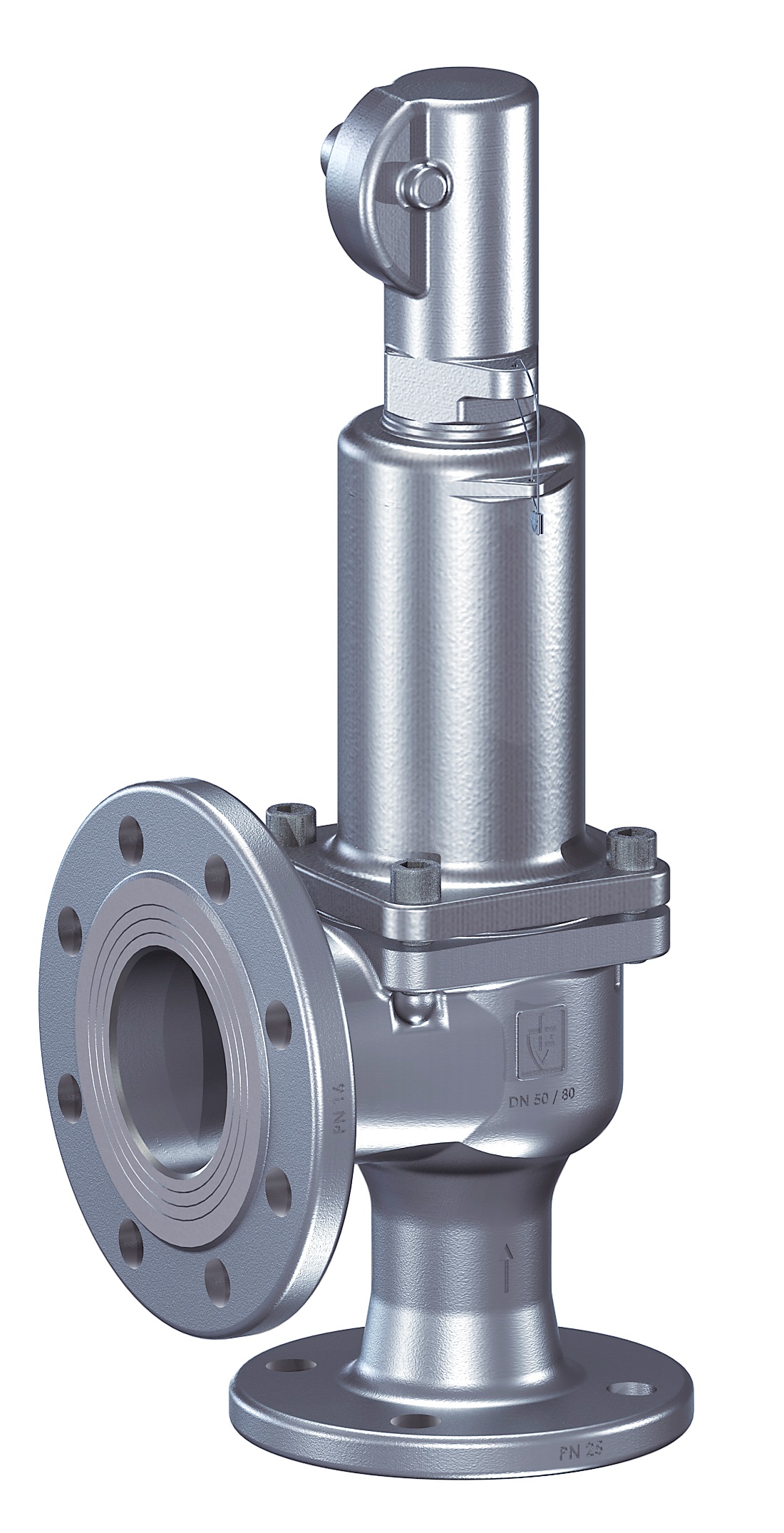 VALVE SAFETY S.STEEL #452BGFO, W/BELLOW GAST W/O LFT DN50PN40