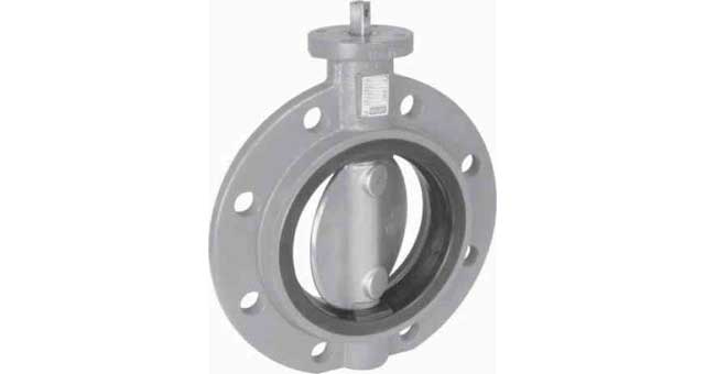 BUTTERFLY VALVE DIN CAST IRON, MONOFLANGE #6110 350MM