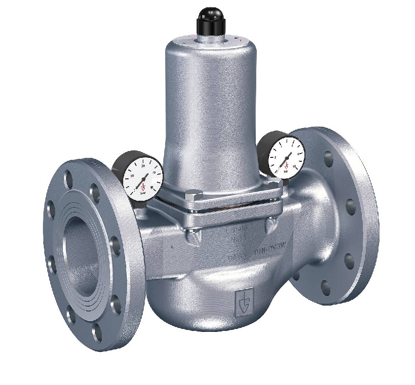 VALVE PRESS. REDUCE W/FLANGE, PN40 S.STEEL #482MGFO-SP DN80