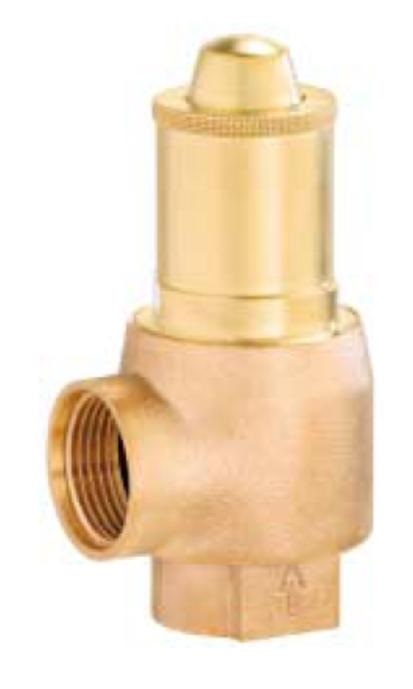 VALVE SAFETY DIAPHRAGM 651MHIK, RED BRASS 1" 2.5/3/3.5BAR