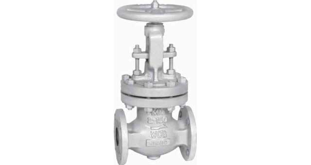 GLOBE VALVE ANSI300 CARBON STL, S.STEEL TRIM FLANGED #1821 6"