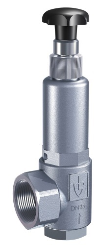 VALVE OVERFLOW S.STEEL, S.STEEL SPRING #453BGFO DIN 40