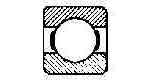 BALL BEARING SINGLE ROW, DEEP GROOVE NO.6206