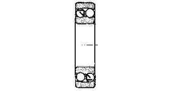 BALL BEARING DOUBLE ROW, DEEP GROOVE NO.1203