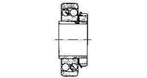 BALL BEARING DOUBLE ROW, DEEP GROOVE NO.1208K