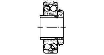 BALL BEARING DOUBLE ROW, DEEP GROOVE NO.1306K