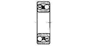 BALL BEARING DOUBLE ROW, DEEP GROOVE NO.2221