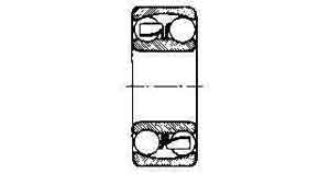BALL BEARING DOUBLE ROW, DEEP GROOVE NO.2305