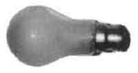 LAMP VS FROSTED B-22, 220-240V 20W