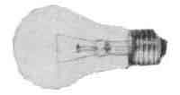 LAMP VS CLEAR E-26, 110-120V 30W