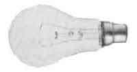 LAMP VS CLEAR B-22, 110-120V 200W