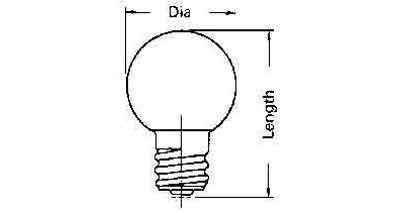 LAMP PILOT GLOBULAR CLEAR E-12, 24V 10W 19X35MM