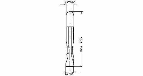 LAMP TELEPHONE INDICATOR T6.8, (45) 24V 90MA 6.8X44MM