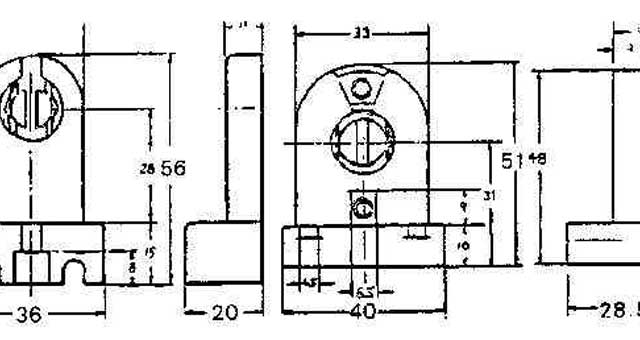 FL-LAMP HOLDER ROTOR-TYPE, PHENOL RESIN 250V 3A