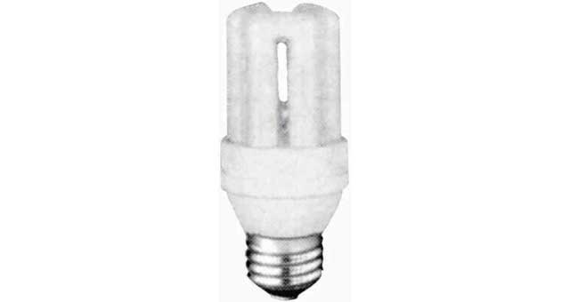 FL LIGHTBULB COMPACT GLOBELESS, E-26 110V 40W DAYLIGHT