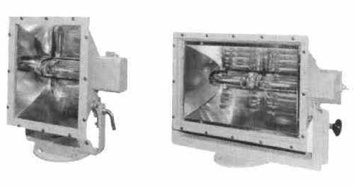 FLOODLIGHT FIXTURE FOR SODIUM, LAMP 110V 400WX2