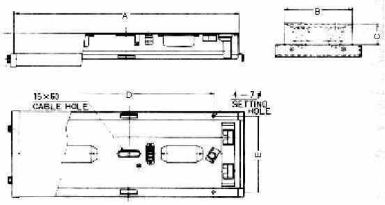 FL CEILINGLIGHT NON-WATERTIGHT, RECESS AC100/115V KQA401 40WX1