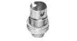 LAMP HOLDER EUROPEAN BRASS, B-22 WITH BUSHING 1/2"