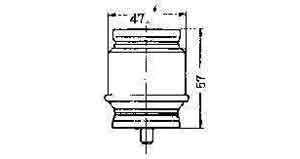 FUSE DIN DIAZED QUICK ACTING, R2 AC500V 200A