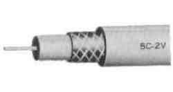 CABLE COAXIAL RADIO-FREQUENCY, 2.5C-2V 75OHM