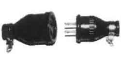 CONNECTOR CABLE WATERTIGHT, 3-POLE 20A