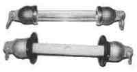 INSULATOR ANTENNA TYPE A, GLASS WITH BRASS 350X30MM