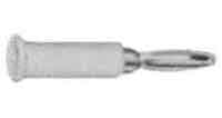 PLUG BANANA PIN WHITE COLOR