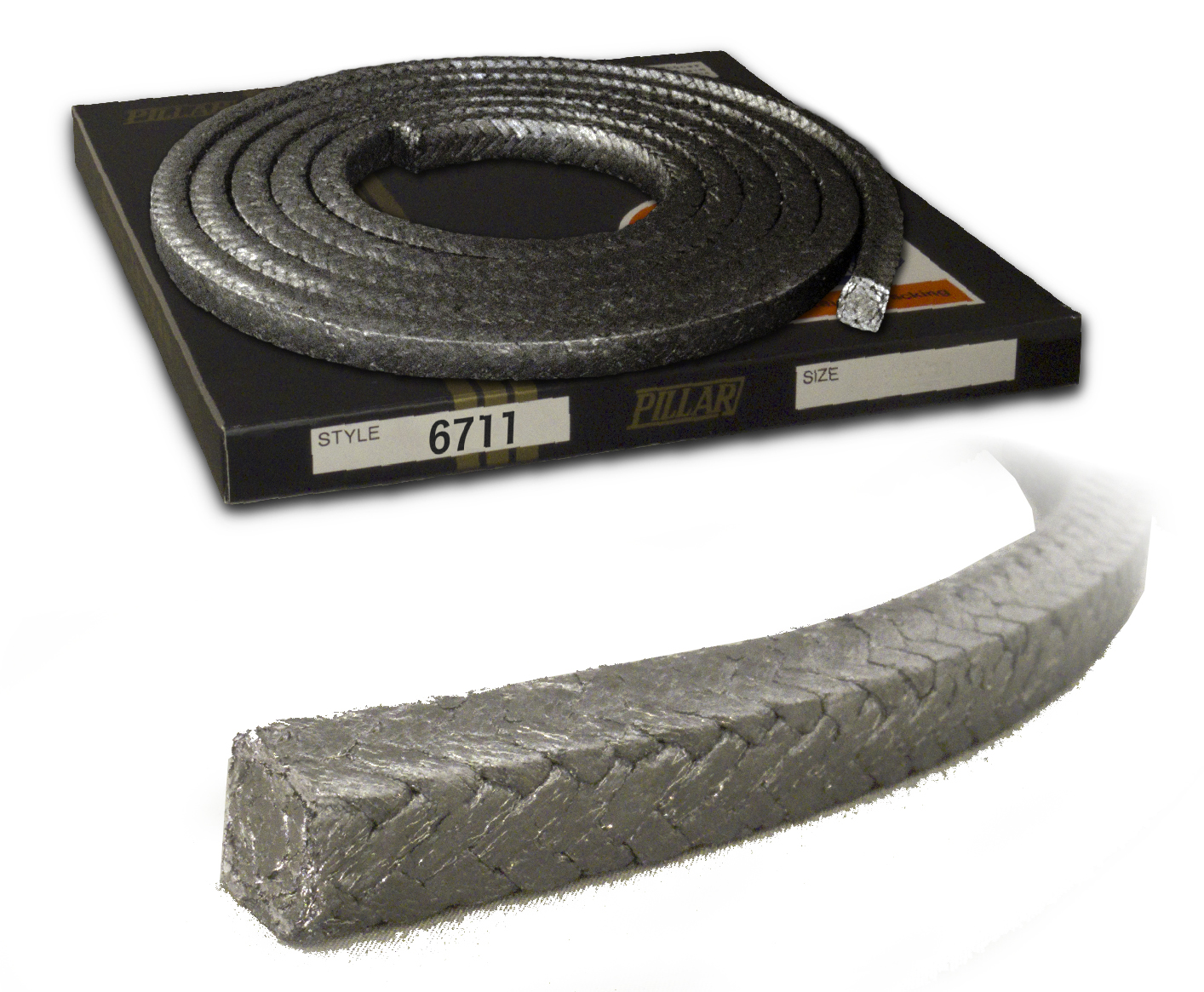 PACKING NON ASBESTOS HI-TEMP, HI-PRESSURE #6711 11MMX3MTR