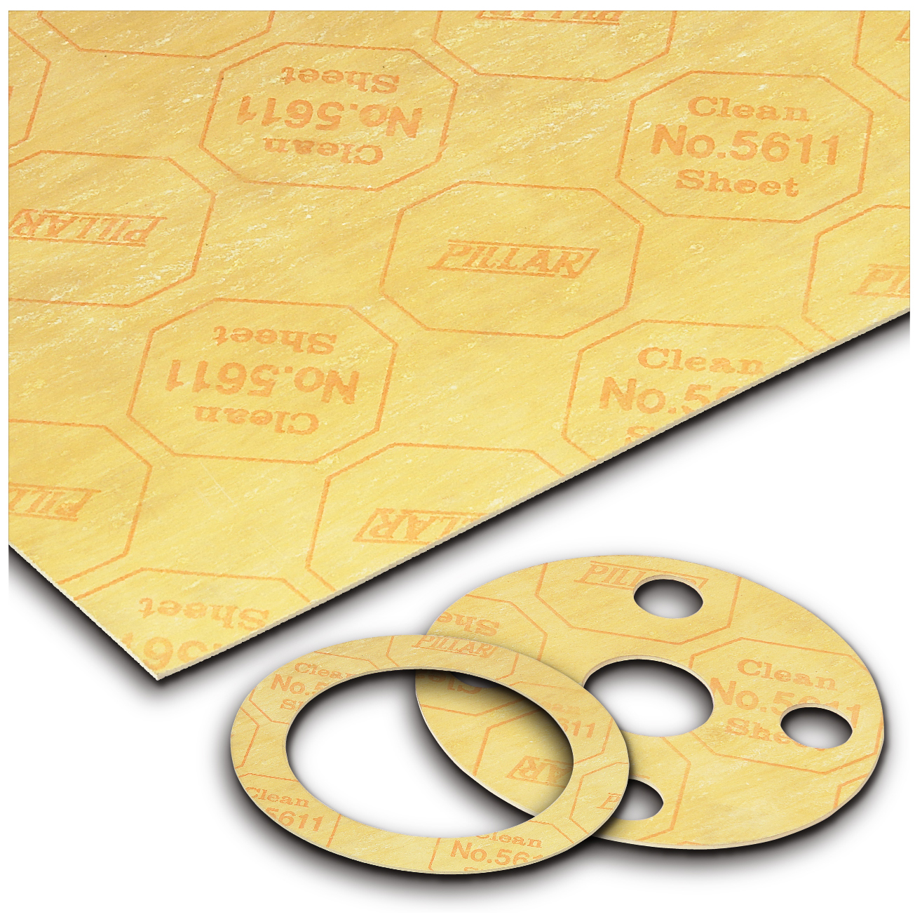 JOINT SHT GASKET PILLAR #5611, NON-ASBESTOS 2.0X1200X3810MM