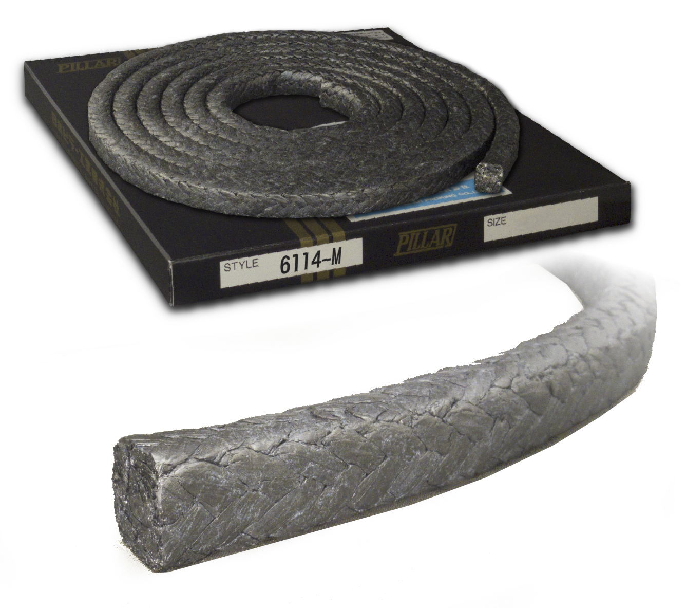 PACKING PILLARFOIL BRAIDED, PILLAR 6114 FOR FURTHER DETAIL