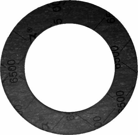 GASKET FLANGE RUBBER V6500 N/A, RAISED FACE 5KG/CM2 1.5MM 40A