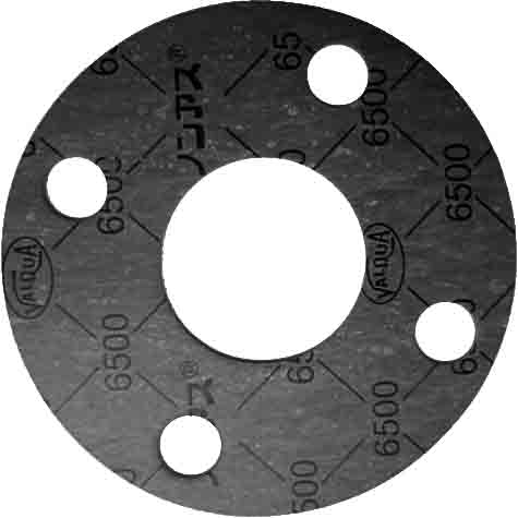 GASKET FLANGE RUBBER V6500 N/A, FULL FACE 5KGF/CM2 1.5MM 25A