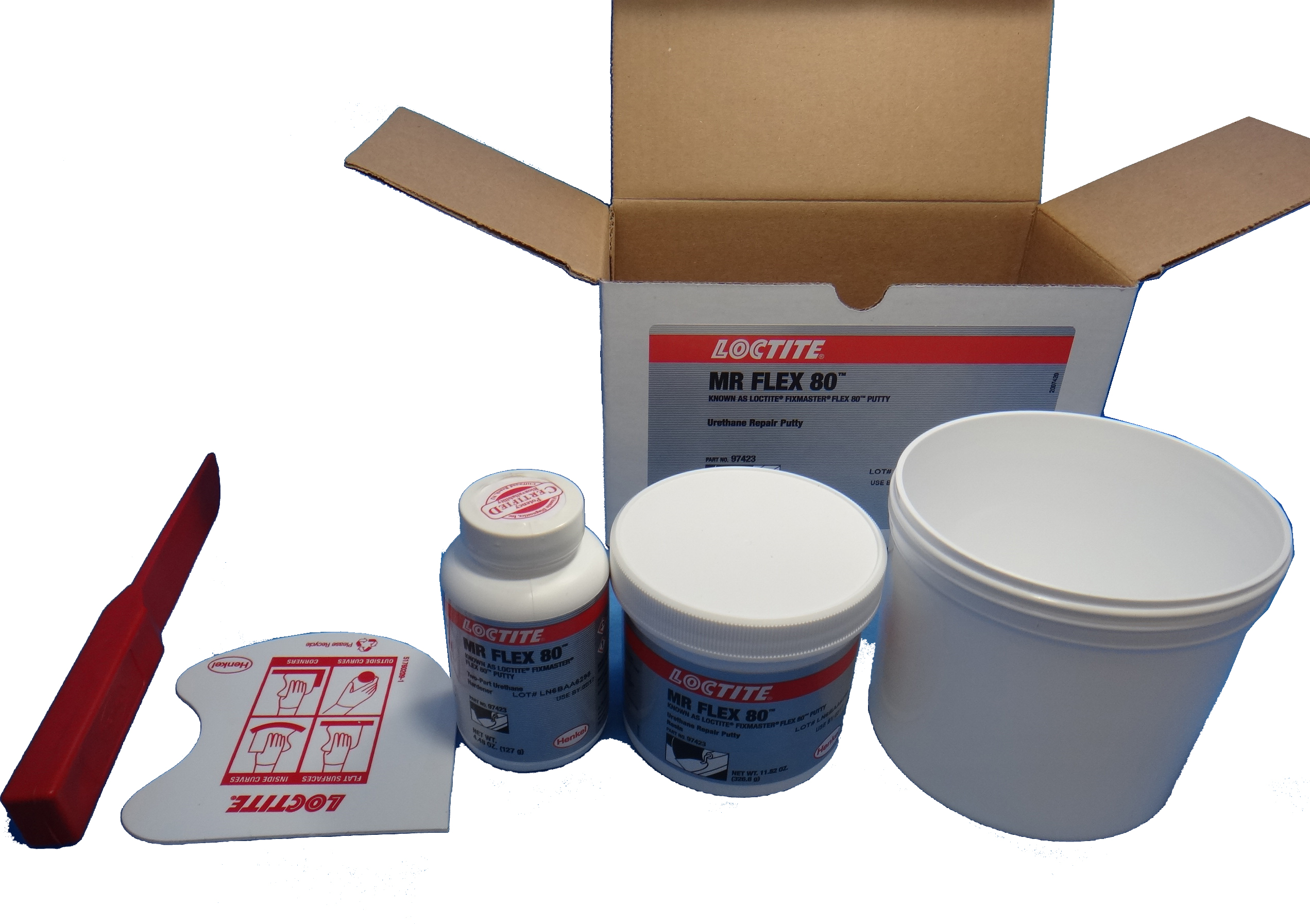 BELT REPAIR&URETHANE PUTTY, LOCTITE FLEX80 BLACK 1LB