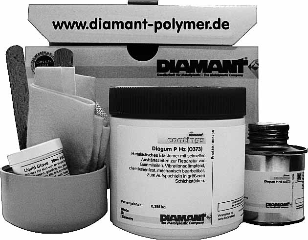 ELASTOMER LIQUID FOR REPAIR, DIAMANT DIAGUM 500GRM/SET